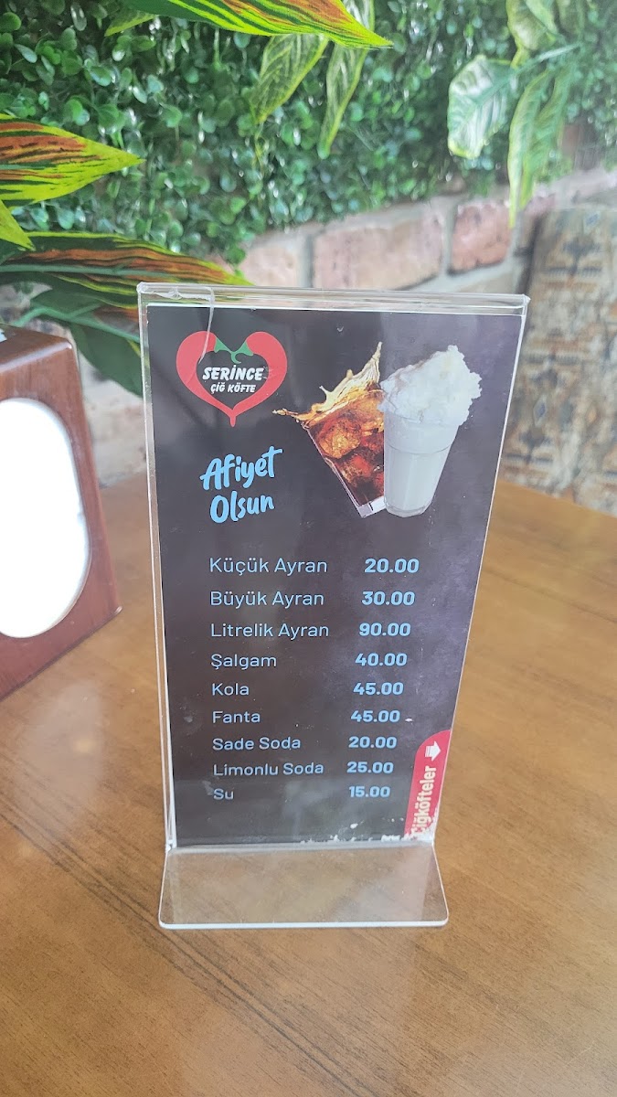 Menu Serince-2